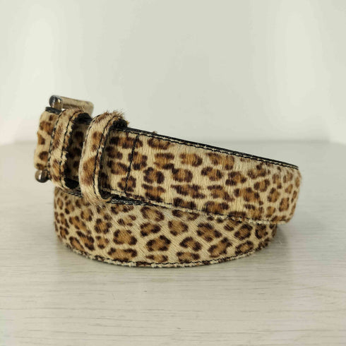 ネペンテス NEPENTHES ハラコ レオパードベルト レディース  28